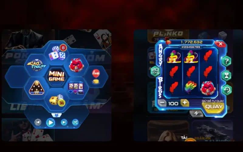 Sảnh mini game luôn thu hút đông đảo người chơi